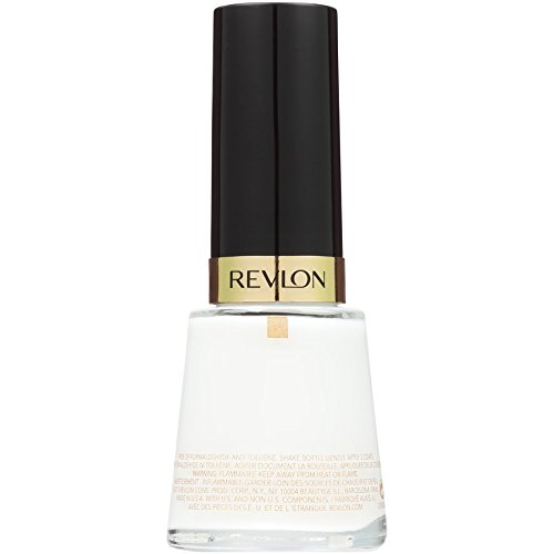 Image of REVLON Nail Enamel, Chip Resistant Nail Polish, Glossy Shine Finish, In White, 008 Ethereal, 0.5 Fluid Ounces