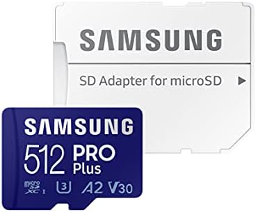 Samsung 512GB PRO Plus MicroSDXC 120MB/s +Adapter