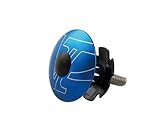 Ahead Abdeckung für Fahrrad-Lenkungslager Steuersatz 1 1/8 blau Aluminium 3417.