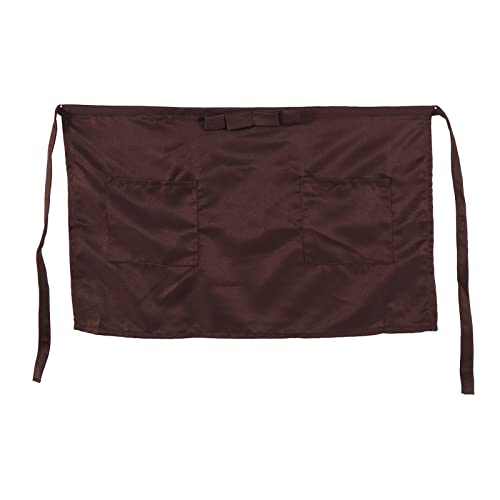 Garosa Taillenschürzen für Frauen Männer Kommerzieller Kellner Halbe Schürze mit Taschen für Kellner Kellnerin Restaurant Server Arbeit(16 * 11 * 3cm-Kaffee)., 4.93 €