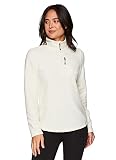 Avalanche Women's Outdoors Midweight 1/4 Zip Mock Neck Soft Micro Fleece Pullover Sweatshirt Jacket