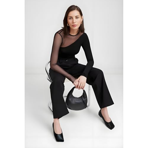 Ballet Flats Shoes for Women Rhinestones Square Toe Wide Width Ballerina Flats Sparkly Embellished Wedding Shoes3