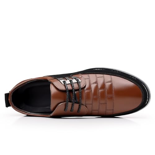 Image of Men's Premium Casual Lace Up Walking Shoes Business Driving Oxford Shoes
