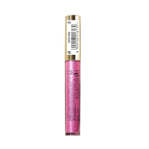 Image of LAKME LAKM LAKME SuperglowVIT C, Glossy Glass Shine Lip Gloss, InstaPinkC1, 4 ml, for Supple and Lips, with Vitamin C E, Finish, Hydrates Enhances Appearance | Ml