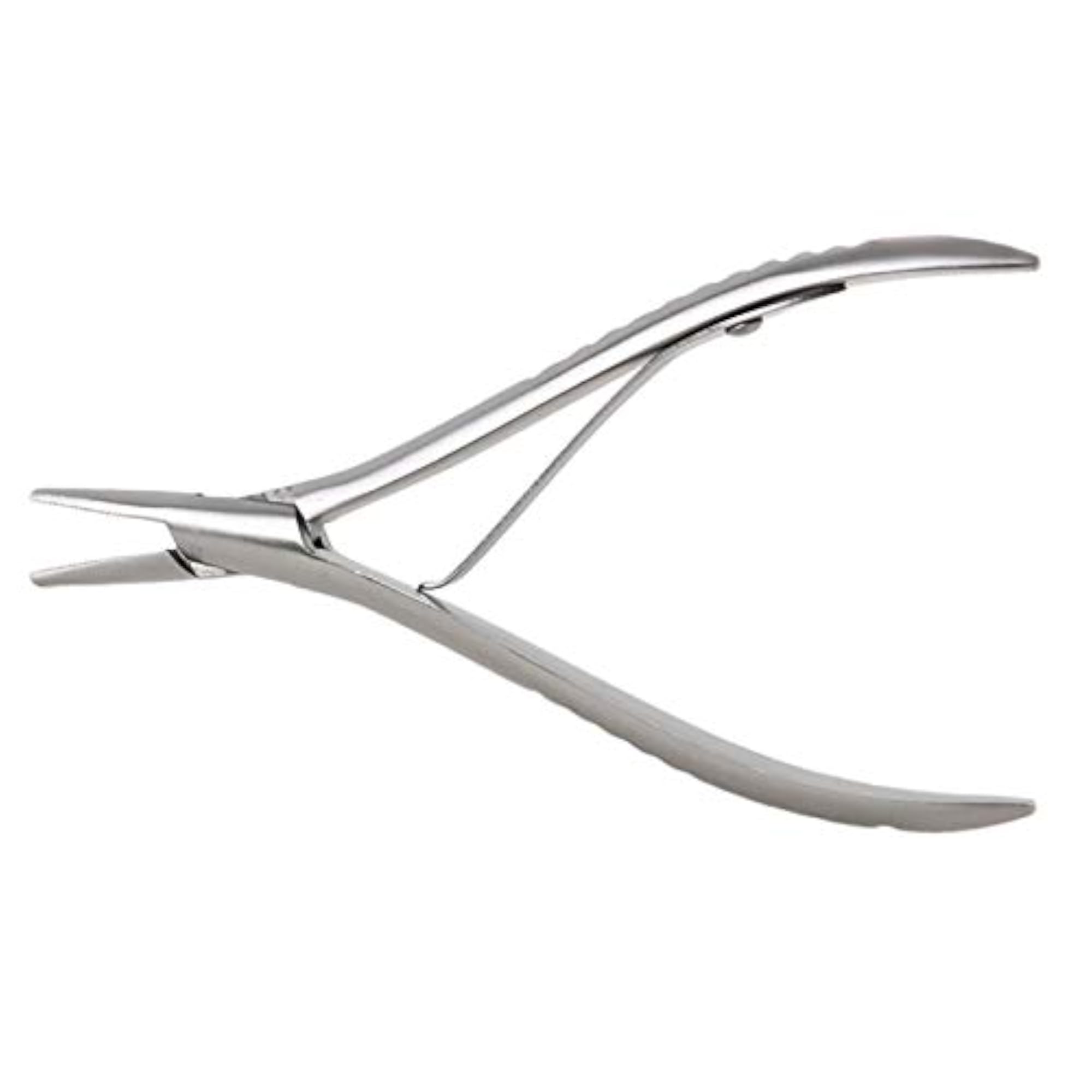 Silver Stainless Steel Hair Extension Pliers, Flat Shape