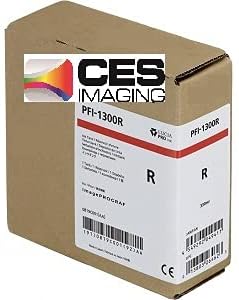 Canon PFI-1300R Red 330ml Ink Tank in retail package