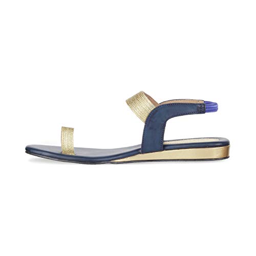 Image of SOLE HEAD Black Flat Women Sandal