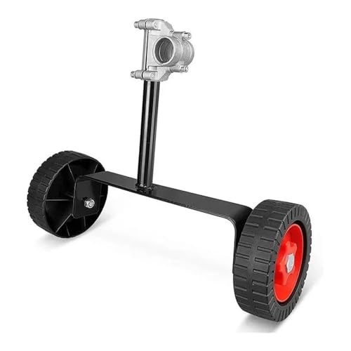 Roue auxiliaire pour coupe-herbe et accessoire de tondeuse à gazon