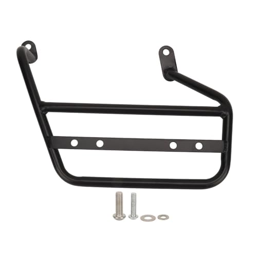 Porte-bagages moto robuste en acier anodisé dur de 12 mm
