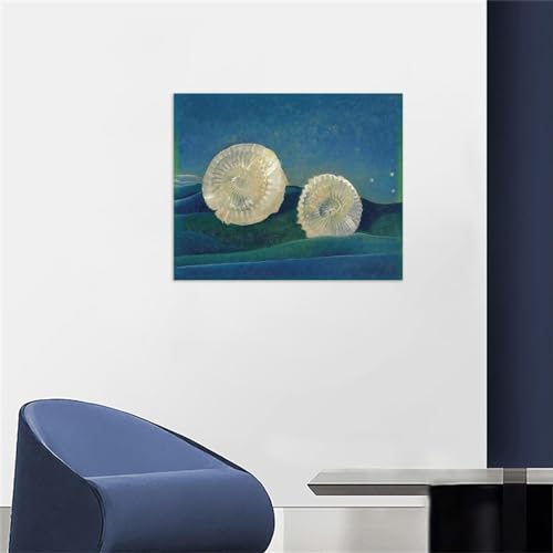 Tableau Max Ernst impression sur toile de décoration murale chambre affiche d'art célèbre 50x60 - 3