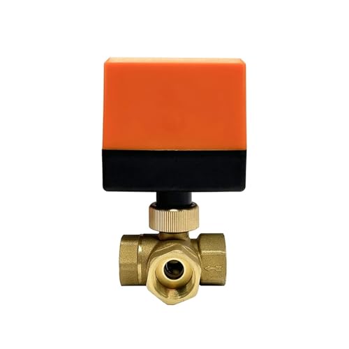Vanne électrique DN40 à basse consommation et motorisation synchrone 3 voies