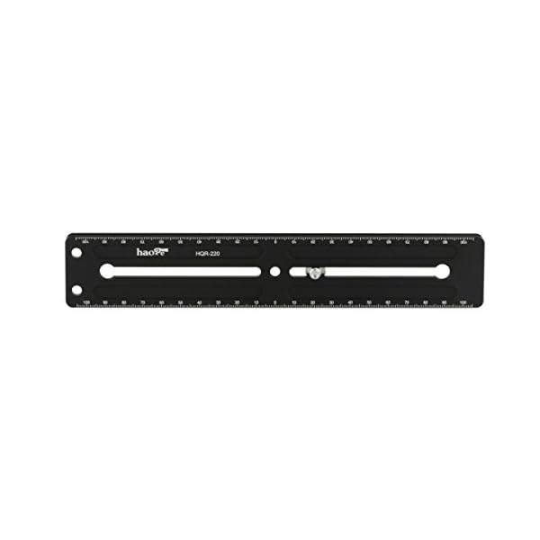 Haoge HQR-220 220 mm Mehrzweck-Schnellwechselplatte für Kamerastativ, Kugelkopf, Klemme für Arca Swiss