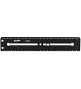 Haoge 220mm Multi-Purpose Long Quick Release Extender Rail Sliding Plate for Camera Tripod Ballhe...