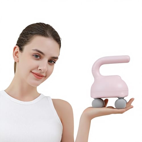 Image of Dealsure Percussion Massager Gun for Pain Relief | Rechargeable with 4 Heads | Handheld Massager Machine for Body Pain | for Back, Neck, Shoulder & Foot | Reduces Stiffness & Soreness