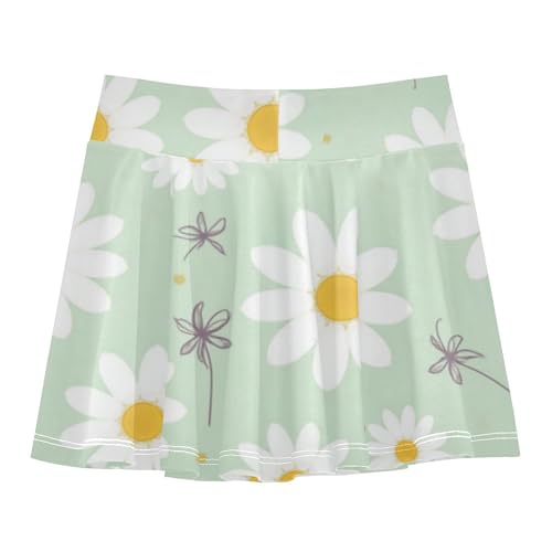 Girls Skorts with Shorts Flowy Little Girls Golf Skirt Pleated Skirt for Kids with Pockets2