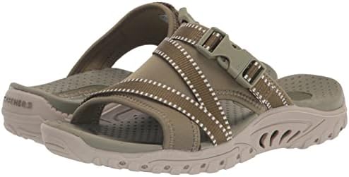 Skechers Women's Reggae-Perfect Planning Sport Sandal, Olive, 6 | Image 6