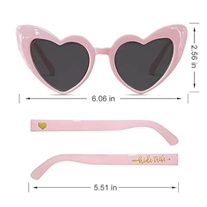 10pcs bachelorette party retro heart sunglasses bridal shower supplies wedding favor bridesmaid gifts  urban country home decor