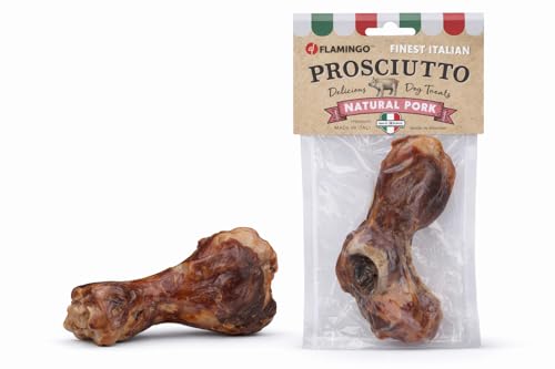 snack per cani - bastoncini per cani - Nature osso di anca di maiale con carne - 350 g - senza glutine - senza zuccheri aggiunti - prodotto in Europa