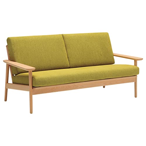 karimoku ミモザ 3人掛けソファ オリーブ グリーン karimoku ミモザ 3