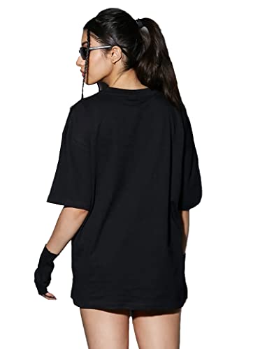 LEOTUDE Women's Cottonblend Oversized Fit Combo T-Shirt