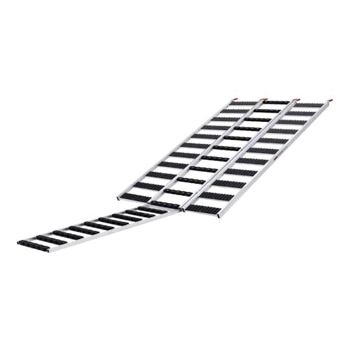 Black Ice 7' 10" Folding Snowmobile/ATV Ramp, Extension, Stud Protectors