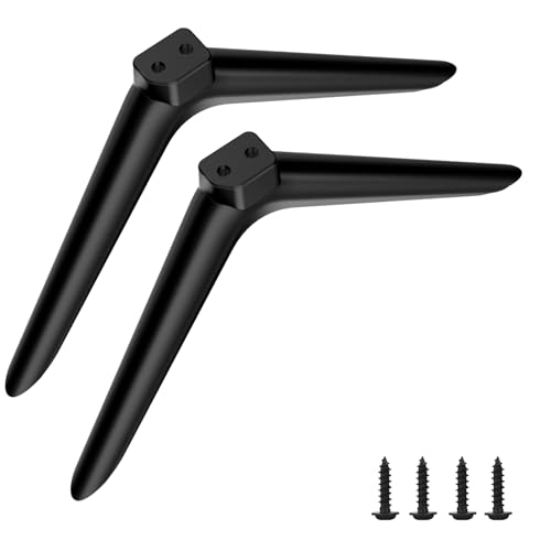 TV Stand Legs Exclusive for Onn 100012584 100069992 Roku TV for Onn TV Legs Replacement Easy to Install Screws and Anti-Slip Feet Pads Included