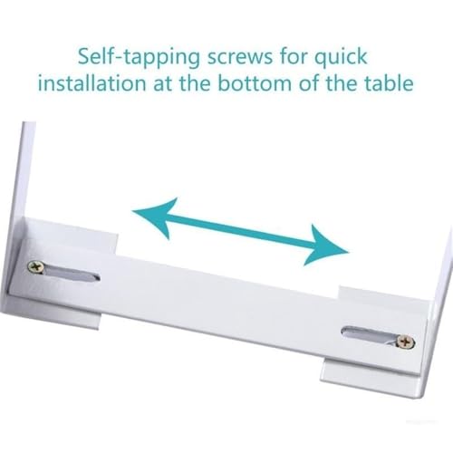 Soporte ajustable para CPU de escritorio en acero, capacidad máxima 25 kg, color blanco miniatura 4