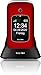 Produktbild Beafon Handy im Klappdesign "SL590" (Bluetooth, Freisprechfunktion) Rot
