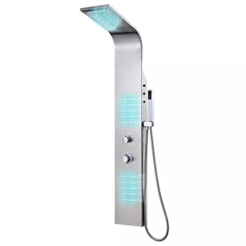 Preisvergleich Produktbild vidaXL Duschpaneel Edelstahl Regendusche Badarmatur Duscharmatur Duschsäule