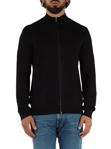 Cárdigan Azul Armani Exchange chaqueta de punto de punto fino para hombre casual