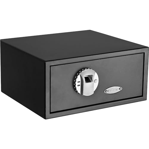 Barska AX11224 Biometric Fingerprint Security Home Safe Box 0.79 Cubic Ft, Black