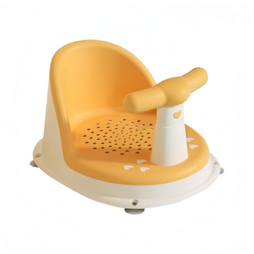 ベビーバスチェア 6?12ヶ月用 | PP・TPE素材・滑り止めデザイン | サイズ36.5×29×20cm | 幼児入浴サポート・コンパクト収納・持ち運び便利