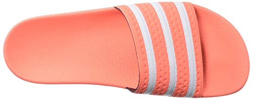 Image of adidas Womens Adilette Slide Casual Sandals Casual - Orange