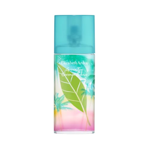 Elizabeth Arden - Green Tea Coconut Breeze Eau de Toilette, Fragranza al Cocco, Risveglia i Sensi, Vibrante ed Energizzante - 100ml