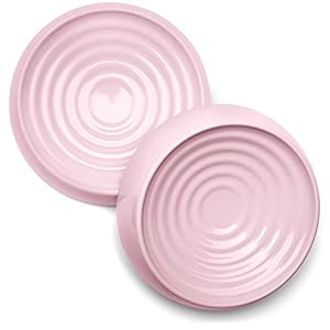 CatGuru Cat Bowls Whisker Stress Free Cat Food Bowl Reliefs Whisker Fatigue Wide Cat Bowl Non Slip Cat Food Bowls Shallow Cat Dish Kitten Supplies Cat Feeding Watering Supplies