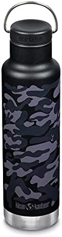 Klean Kanteen Insulated Classic 20oz (w/Loop Cap) Black Camo