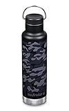 Gourde isotherme en acier inoxydable – Klean Kanteen Insulated Classic – 592ml – Camo Noir