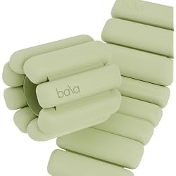 Bala Bangles Wrist & Ankle Weights for Women & Men - Adjustable Weighted Bands - Soft Silicone Arm & Leg Weights for Pilates, Yoga, Walking, Barre, Home Workout & Strength Training Exercise