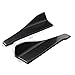 MZGDONGF 2 Pcs Car Rear Bumper Lip Spoiler for Toyota Corolla Rumion 2007-2012 2013 2014 2015, Rear Corner Rear Llip Diffuser Spoiler Side Fin Scratch Protector Car Accessories,Black