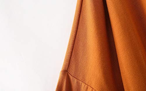 VITryst Roupa feminina plus size comprimento médio confortável gola V sólida manga 1/2, 6, Large