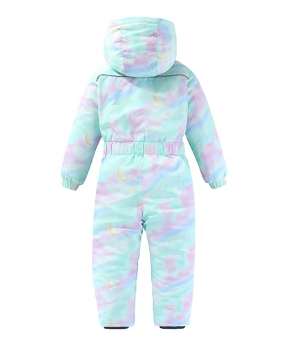 Image of Hiheart Boys Girls One Piece Snowsuit Waterproof Ski Snowboard Coverall