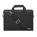 Las cremalleras dobles de carga superior en la bolsa se deslizan suavemente y permiten un acceso conveniente a su computadora portátil.
