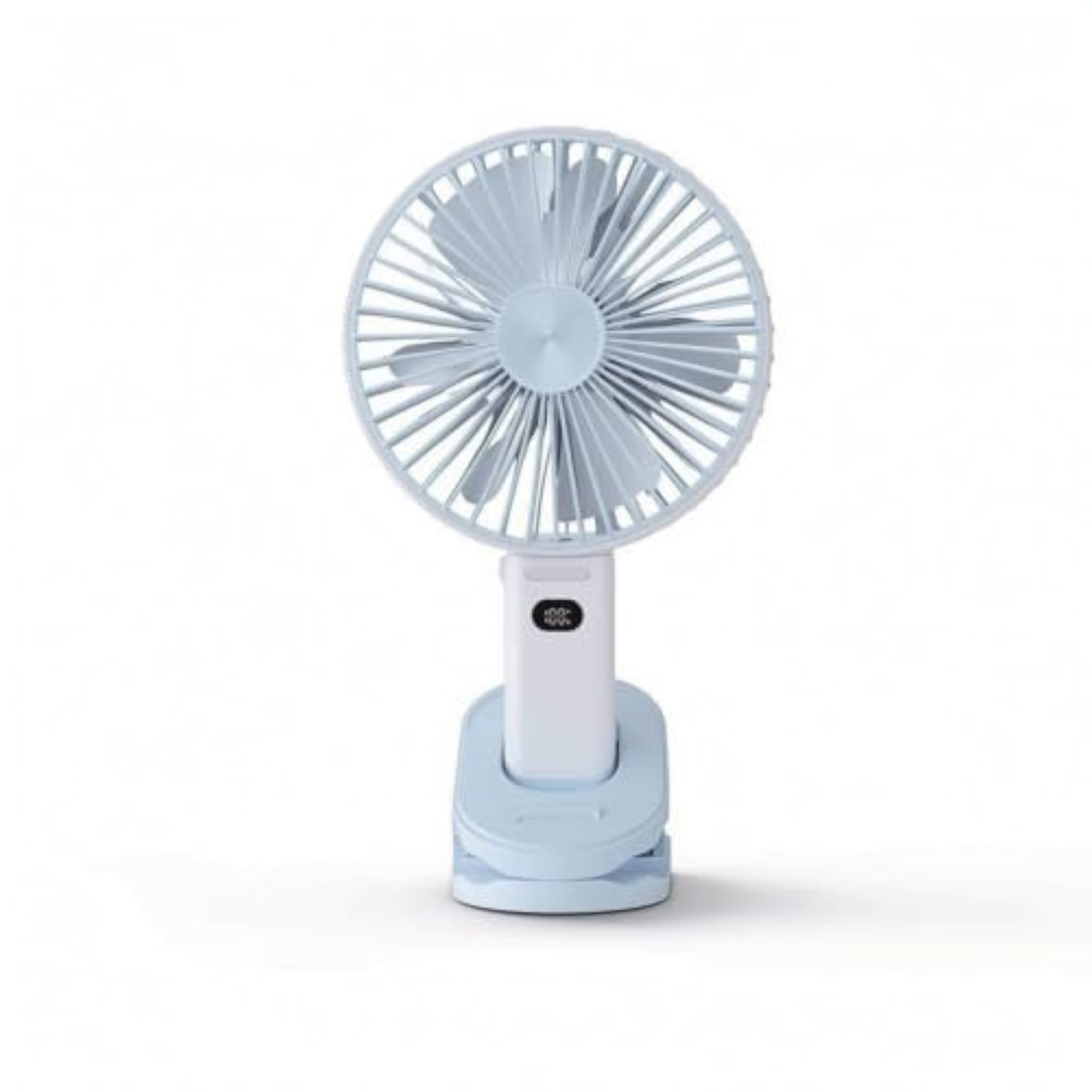 Rechargeable Clamp-on Fan with Display