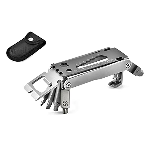 Stainless Steel Multifunction Bike Repair Tool Handheld Folding Cycling Repair Tool