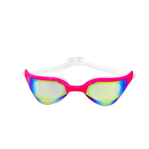 Lunettes Ultra Mirror Race Rose pour piscine et natation de course de vitesse
