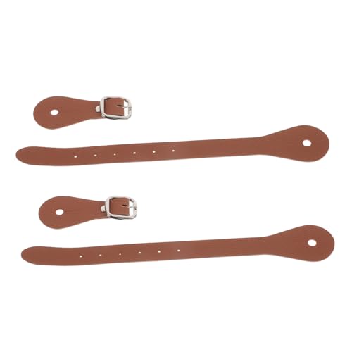 TOYANDONA 2Pcs Adjustable Fake Leather Boot Straps for Thigh High Boots Durable PU Leather with Stylish Buckle Versatile Fashion Accessory for Riding and Outdoor Activities