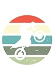  Retro Motorrad: Notizbuch a5 liniert mit 120 Seiten  Lustiges Geschenk Mädchen Junge divers unisex Retro Motorrad Stunt Kindertag Ferien Mann Frau ... Männertag Muttertag Frauentag Urlaub F
