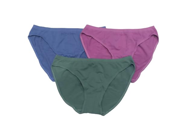 ug world Piccion Women's Seamless Bikini Style Panty Dry Fit Technology-Breathable-Skin Friendly (Pack of 3_AssortedColors May Vary)-picture-13