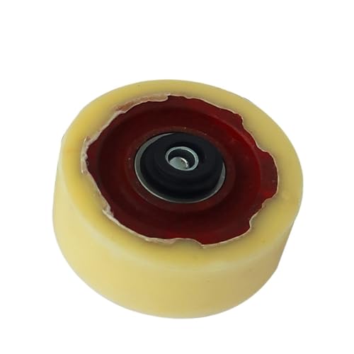 1 Pack 5 Inch Single Wheel Caster Heavy Duty Iron Core Nylon Load Bearing Wear Resistant Flat Drive Thrust