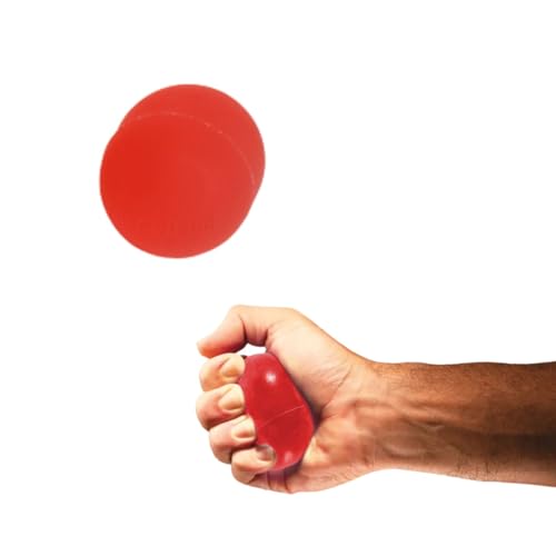 THERABAND Hand Exerciser, Ball For Hand, Wrist, Finger, Forearm, Grip Strengthening & Therapy, Squeeze Ball to Increase Hand Flexibility & Relieve Joint Pain, X-Large Red, Soft, Beginner